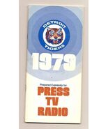 1979 Detroit Tigers Media Guide MLB Baseball - $49.45