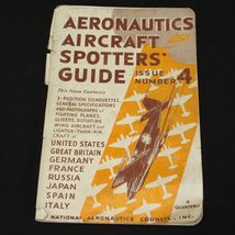 WWII Aeronautics Aircraft Spotters' Guide Issue Number 4 1942 Japan Germ... - $9.79