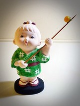 Kawaii Vintage Hakata Girl Japanese Porcelain Doll - £11.99 GBP