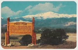 Pikes Peak Colorado Vintage Postcard Unposted - £3.83 GBP