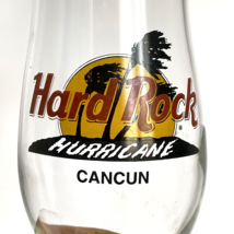 Hard Rock Hurricane Cancun Mexico Souvenir Drink Glass 9.3in Tall - £11.95 GBP