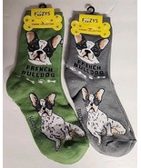 FOOZYS CANINE FRENCH BULLDOG DOG PUPPY SOCKS DRESS CASUAL UNISEX PET 2 P... - $12.84 CAD