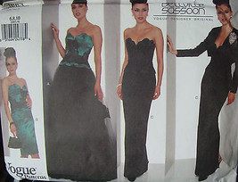 Vogue Pattern 1883 sz 6,8,10 Floor Length Skirts Boned Bustier Bellville... - £17.26 GBP