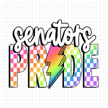 Senators Pride PNG, Checkered Senators PNG, Lightning Bolt PNG, Neon Mas... - $46.73 MXN