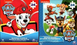 Nickelodeon Paw Patrol - 24 Shaped Puzzle - (Set of 2) - £11.84 GBP