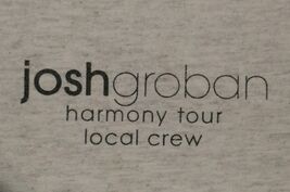 Josh Groban 2022 Harmony Tour Local Crew XL T-Shirt - $290.62 MXN Josh Groban 2022 Harmony Tour Local Crew XL T-Shirt - $290.62 MXN