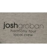 Josh Groban 2022 Harmony Tour Local Crew XL T-Shirt - $291.03 MXN