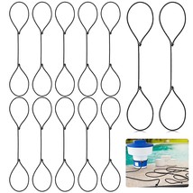 12 Pieces Pool Chlorine Floater Leash Swim Pool Floater Tether Floating ... - $21.98