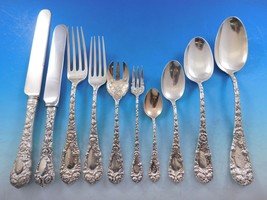 Chrysanthemum by Durgin Sterling Silver Flatware Set Service 126 Pieces - €15.835,20 EUR