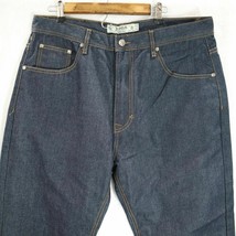 Akademiks Jeans Mens 32x30 Jeanius Dark Denim Straight Pants - $35.62