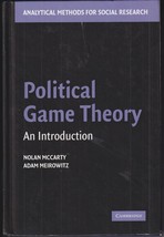 Political Game Theory An Introduction (Hardcover, 2007) Cambridge - £23.69 GBP