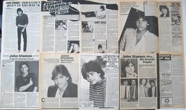 John Stamos ~ Eighteen (18) B&amp;W Vintage Articles From 1982-1985 ~ B1 Clippings - £10.10 GBP