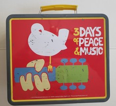 Woodstock 2019 50th Anniversary 3 Days of Peace &amp; Music Lunch Box - £11.95 GBP