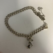 Authentic Disney Sterling 925 Mickey Mouse Charm & Elco Sterling 7” Bracelet - $44.50