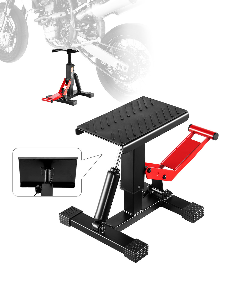 VEVOR Dirt Bike Hydraulic Lift 1200lbs 9.8-18.3in Height Repair Hoist Table - $58.99