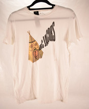 Marc Jacobs Tee Pee Vintage Short Sleeve T-Shirt White S New - £28.02 GBP