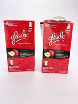 Glade Expressions Fuji Apple & Cardamom Spice Oil Diffuser Refill Lot of 2 Open - $16.40