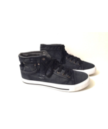 Bucco HighTop Sneakers Shoes Black Distressed Size 11 - €23,80 EUR