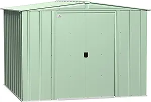 Arrow Sheds 8&#39; x 8&#39; Outdoor Steel Storage Shed, Green - £883.37 GBP