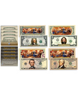 The Declaration of Independence 2-Sided U.S. Bills $1 $2 $5 $10 * SET OF... - £52.28 GBP