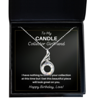 Necklace Birthday Present For Candle Collector Girlfriend - Jewelry Phoenix  - £38.57 GBP