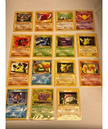 LOOK Near Mint RARE Pokémon Pokemon 15 cards Fossil Aerodactyl Pikachu S... - £93.86 GBP