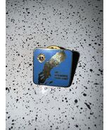 Lions Club 100% Attendance Award Pin Vintage Metal Lapel 1986 1987 Swede... - $2.15