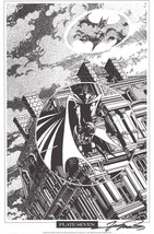 Batman 1989 SIGNED George Perez DC Comics Super Hero Art Portfolio Print Plate 7 - $69.29