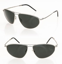 OLIVER PEOPLES KALLEN OV1261S Silver Gray POLARIZED Aviator Sunglasses 1261 - £265.10 GBP