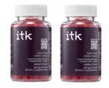 Set of 2 ITK Hair Skin Nails Vitamin Supplement Gummies W/Biotin 60ct EX... - £15.98 GBP