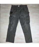 Carhartt Ripstop Work Canvas Utility Pants Brown Cargo B342 DFE Size 38 ... - €42,89 EUR