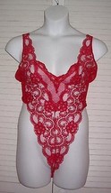 Victorias Secret Thong Teddy RED size Medium - $29.99