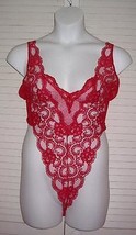 Victorias Secret Thong Teddy RED size Medium - £23.52 GBP