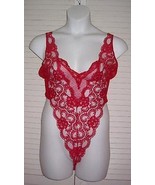 Victorias Secret Thong Teddy RED size Medium - $29.99