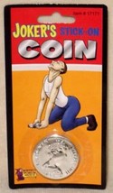 Joker&#39;s Stick-On Coin - Jokes, Gags, Pranks - Greed is Good - And Hilari... - £1.18 GBP