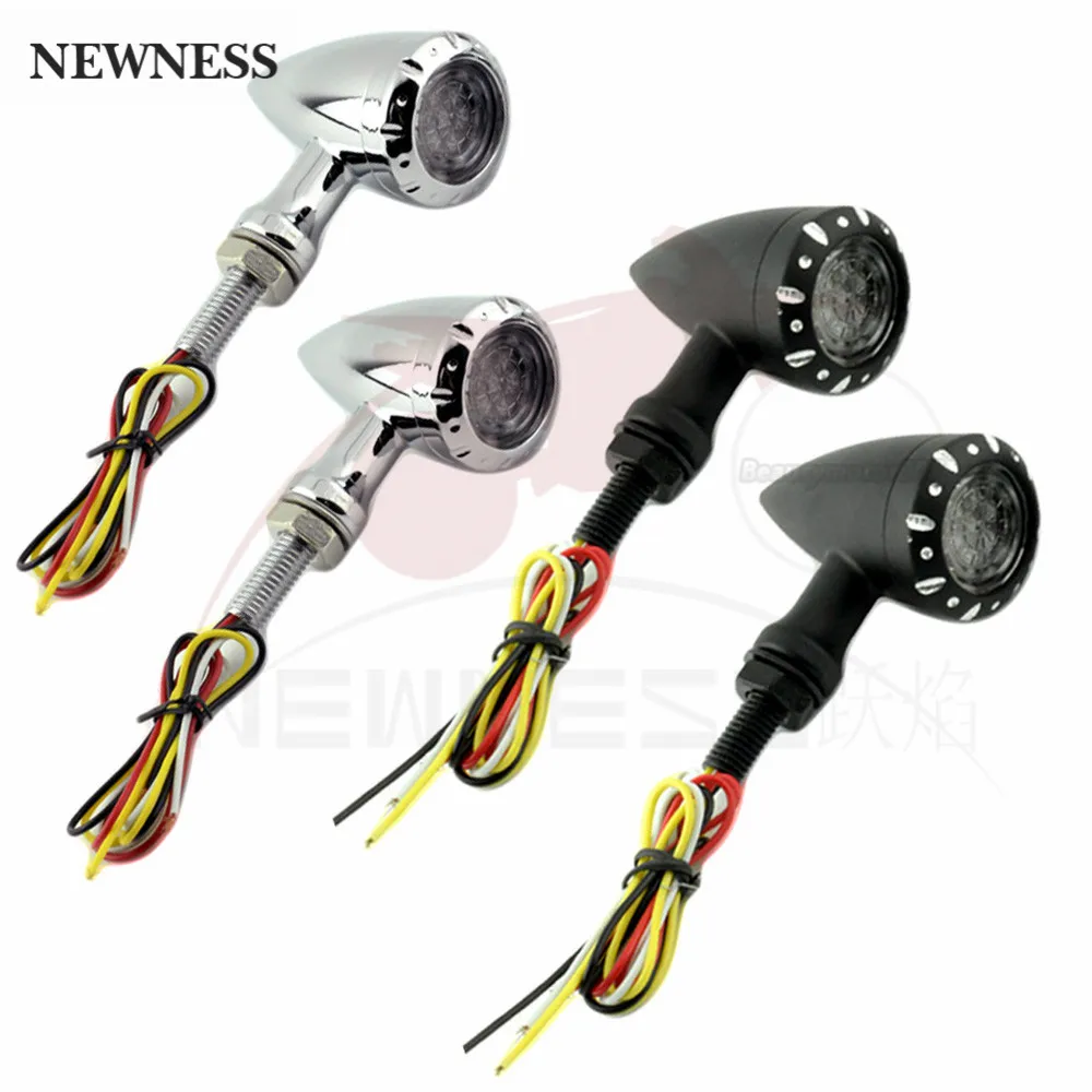 4pcs 4 wire 12v Blinker running ke Bullet LED ke Turn Signal Light Indic... - £198.67 GBP