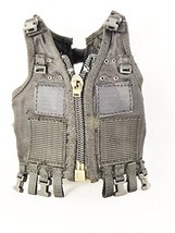 1/6 Scale Action Figure Accessory Armor Battle Vest Style 3 Black Color Fit f... - £14.90 GBP