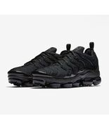 NEW Nike Air Vapormax Plus Triple Black 924453-004 Men’s Size 11 - $197.99
