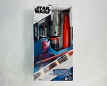 New! Star Wars Lightsaber Forge Darth Maul Extendable Red Mix Match Cust... - £27.64 GBP