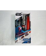 New! Star Wars Lightsaber Forge Darth Maul Extendable Red Mix Match Cust... - £27.45 GBP