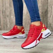 Fashion Plus Size Casual Sports Shoes Women Red 36 - £17.51 GBP