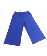 Chicos Knit Crop Blue Lounge Pants Sz 1 - £23.71 GBP