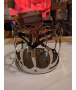 Bath & Body Works Slatkin & Co 3 Wick Candle Holder Metal Fall Pumpkins - $21.34