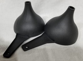 NEW Tupperware Funnel set of 2 Hershey Kiss Maker Black - $8.94