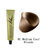 All-Nutrient Permanent Cream Hair Color - 8C Medium Cool Blonde - $423.29 MXN