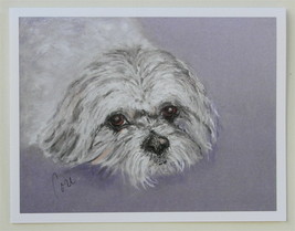 Shih Tzu Dog Art Note Cards By Cori Solomon - $12.50