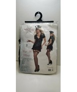 New Frisk Me Please Sexy Police Cop Costume Adult Size sm Dress Belt Hat... - $34.28 CAD