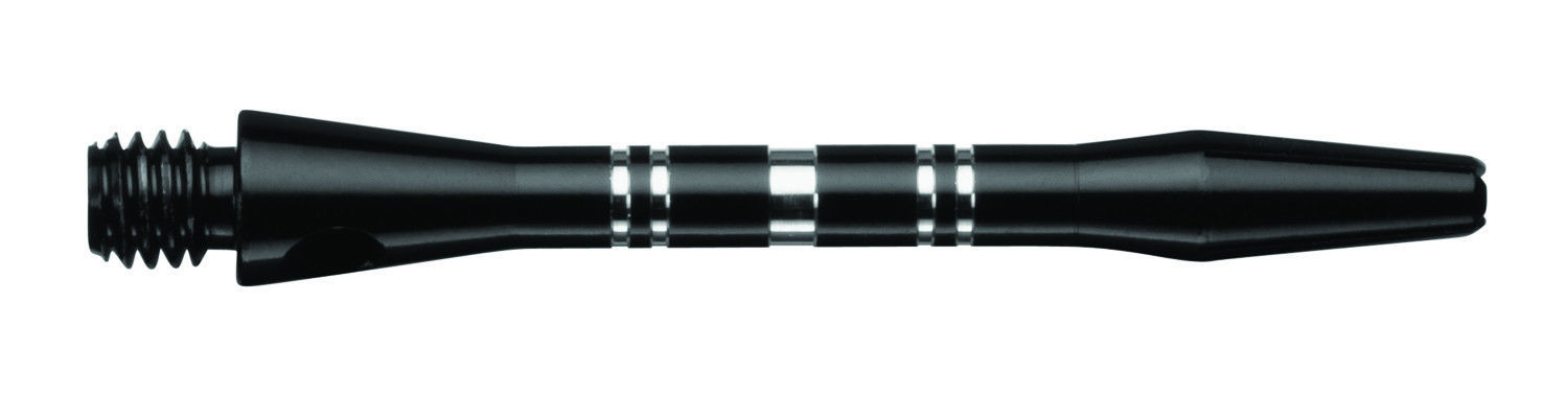 BLACK Striped Aluminum Dart Shafts 1-3/4&quot; set of 3 - $4.95