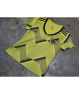 Adidas Colombia Yellow V-Neck Colombiana World Cup Soccer Jersey Women s... - $109.48 CAD