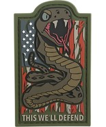 Maxpedition This We&#39;ll Defend Patch Tactical-Color Extra Loop-Field Line... - $234.27 MXN
